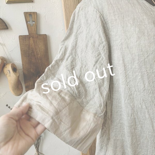 画像6: HALLELUJAH／Robe de fame de chambre 小間使いローブ・flax (6)