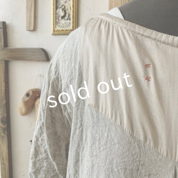 画像15: HALLELUJAH／Robe de fame de chambre 小間使いローブ・flax (15)