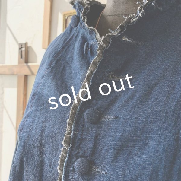 画像3: HALLELUJAH/Victorian Veste ヴィクトリア時代のジャケット・indigo (3)