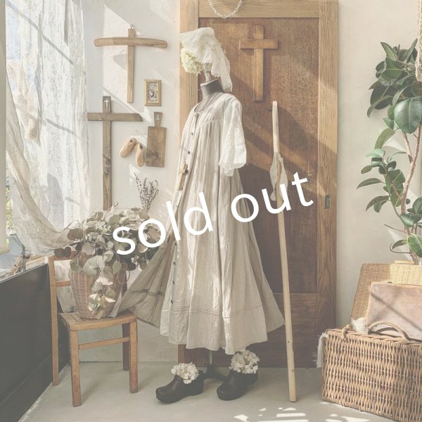 画像5: HALLELUJAH／Robe Agriculteur Russe ロシアンファーマーローブ・flax (5)