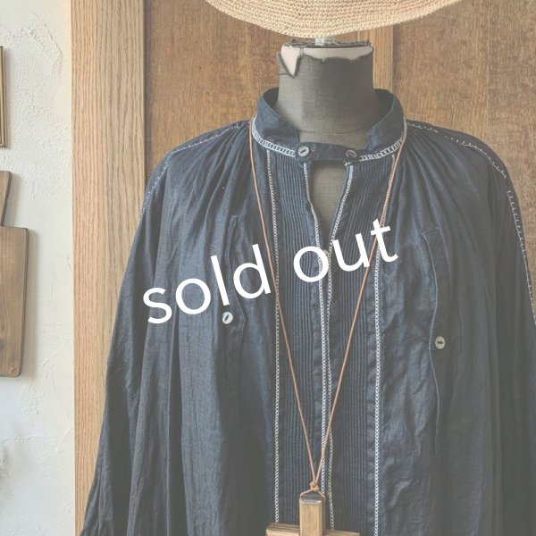 画像4: HALLELUJAH/Robe de Berger 1800s 羊飼いローブ1800年代・charcoal (4)