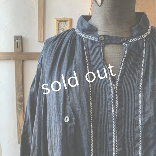 画像6: HALLELUJAH/Robe de Berger 1800s 羊飼いローブ1800年代・charcoal (6)