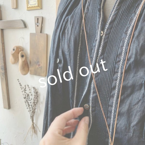 画像10: HALLELUJAH/Robe de Berger 1800s 羊飼いローブ1800年代・charcoal (10)