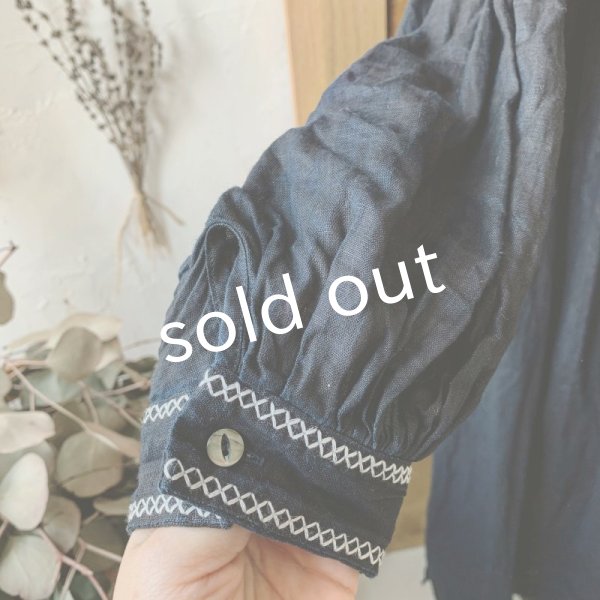 画像7: HALLELUJAH/Robe de Berger 1800s 羊飼いローブ1800年代・charcoal (7)