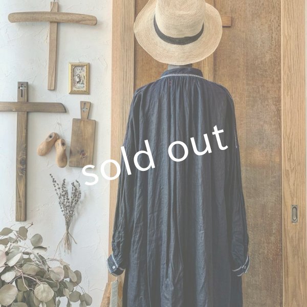 画像14: HALLELUJAH/Robe de Berger 1800s 羊飼いローブ1800年代・charcoal (14)