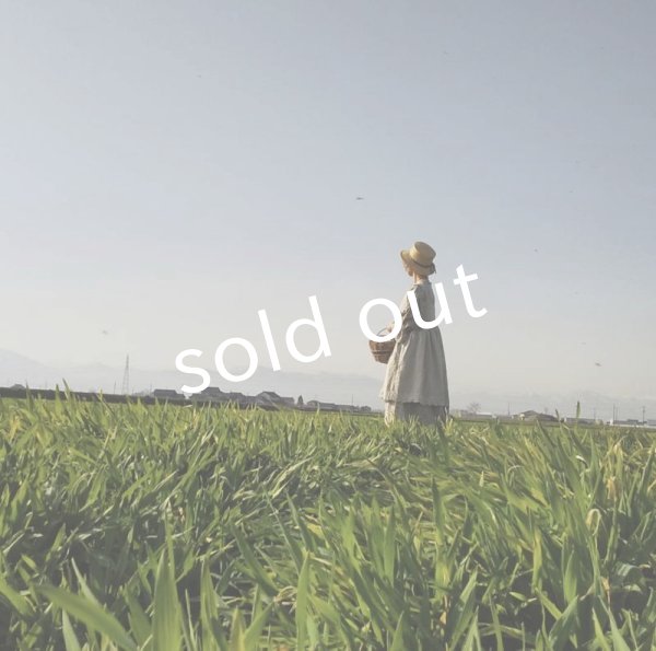 画像2: mifumi／フリル襟リリィのワンピース・プチブーケライトグレー (2)