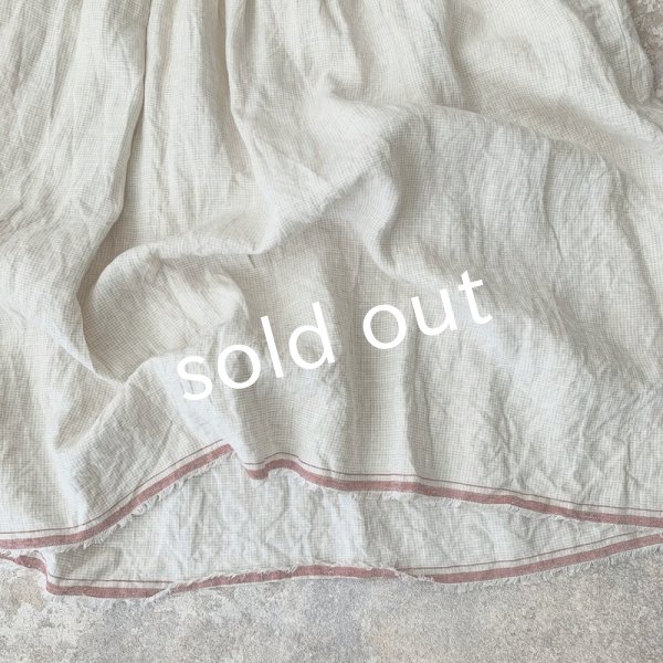 画像4: mifumi/ドロップショルダーボリュームpuffワンピース・赤耳プチギンガム (4)