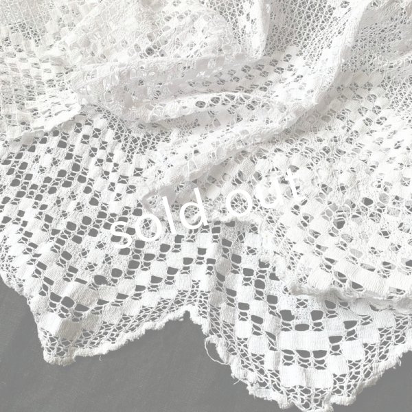 画像11: antiques/1900'年代初期アンティーク品・十字架レースの司祭服 (11)