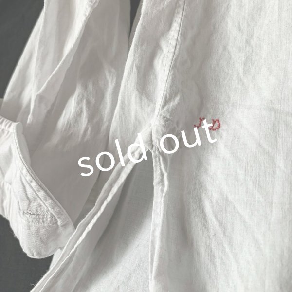 画像6: antiques/1900'年代アンティーク品・グランパシャツ (6)