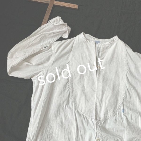 画像2: antiques/1900'年代アンティーク品・グランパシャツ (2)