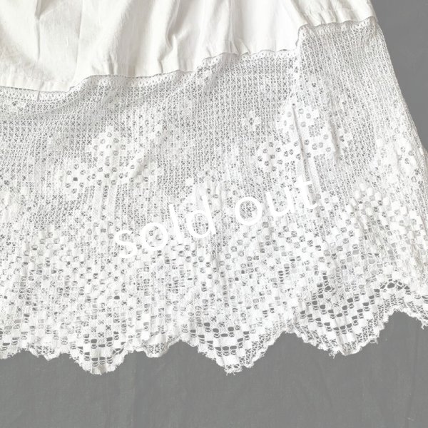 画像7: antiques/1900'年代初期アンティーク品・十字架レースの司祭服 (7)