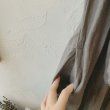 画像5: mifumi／ブッファンお袖の肩リボンワンピース・濃灰 (5)