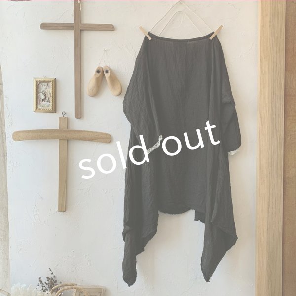 画像7: mifumi／tareプルオーバー・黒 (7)