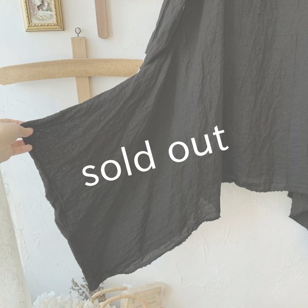 画像5: mifumi／tareプルオーバー・黒 (5)