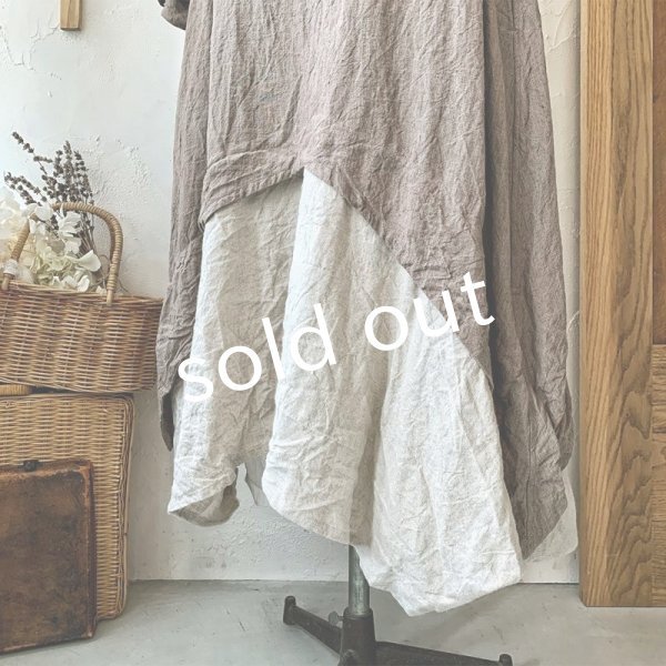 画像6: HALLELUJAH/1930's Robe・brown×flax (6)