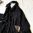 画像4: HALLELUJAH／Robe de Berger 1800s 襟付き羊飼いローブ1800年代・black (4)