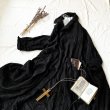 画像3: HALLELUJAH／Robe de Berger 1800s 襟付き羊飼いローブ1800年代・black (3)