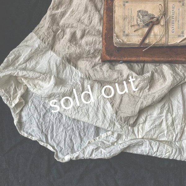 画像9: HALLELUJAH/1930's ローブ・フラックス×オフホワイト (9)