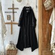 画像5: HALLELUJAH／Robe de Berger 1800s 襟付き羊飼いローブ1800年代・black (5)