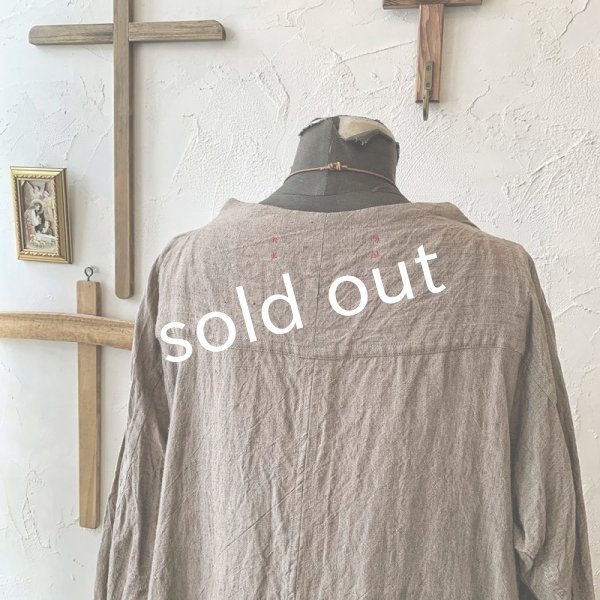 画像10: HALLELUJAH/1930's Robe・brown×flax (10)