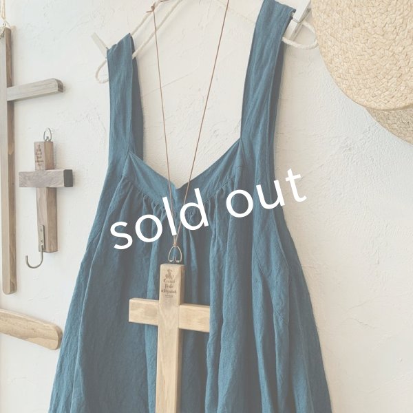 画像3: mifumi／pomサロペット・ブルーグリーン (3)