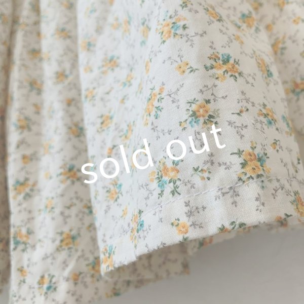 画像5: mifumi/ティアードパッチのスカート・黄小花 (5)