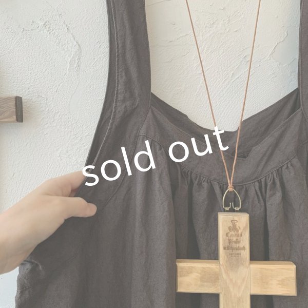 画像3: mifumi／pomサロペット・こげ茶 (3)