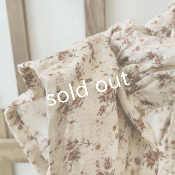 画像3: mifumi/Wトロンのワンピース・ベージュピンクブーケ (3)