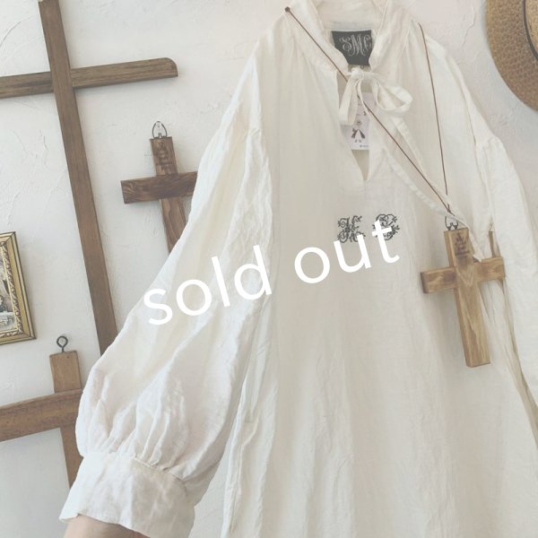 画像3: mifumi／アトリエ刺繍ハンナドレス・オフ (3)