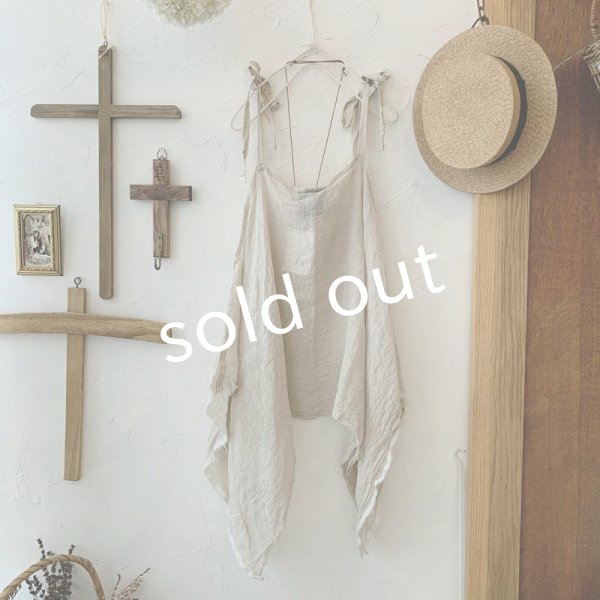 画像6: mifumi／ニュアンスキャミチュニック・生成り (6)