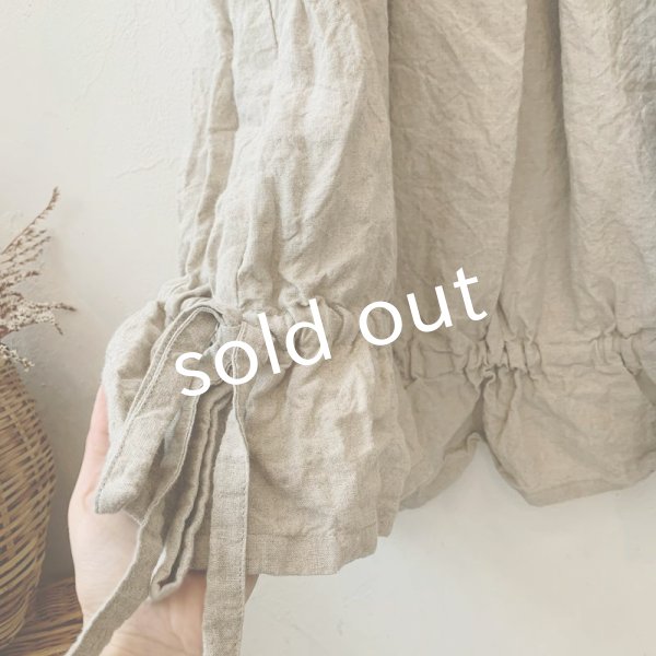 画像5: mifumi/裾りぼんのワンピース・生成り (5)