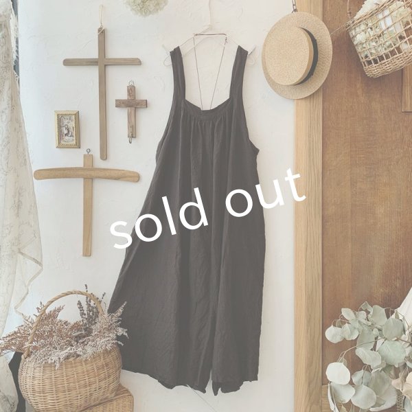 画像5: mifumi／pomサロペット・こげ茶 (5)