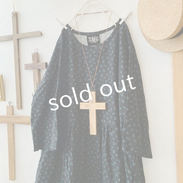 画像3: mifumi／hibinoワンピース・プチブーケ黒 (3)