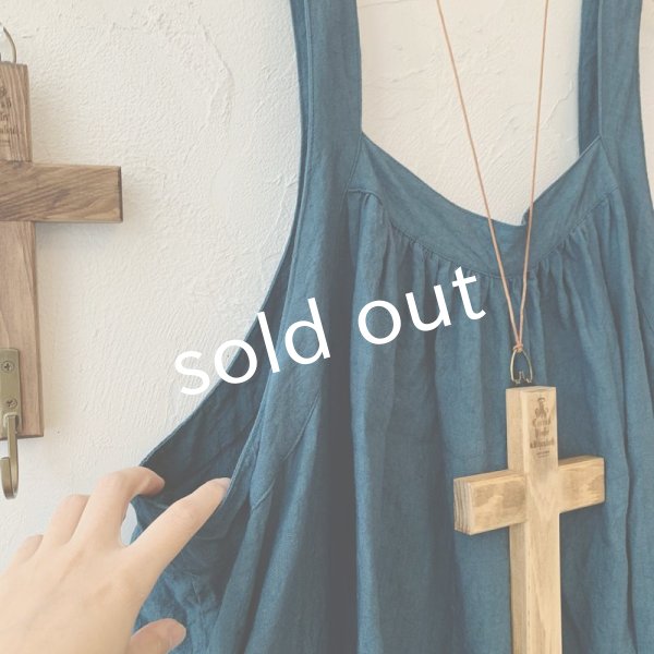 画像4: mifumi／pomサロペット・ブルーグリーン (4)