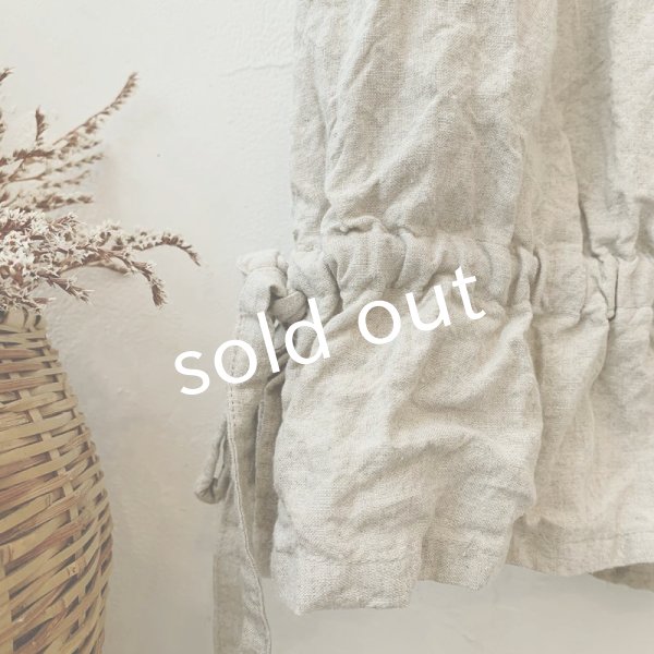 画像3: mifumi/裾りぼんのワンピース・生成り (3)