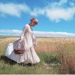 画像8: mifumi／ティアードパッチのスカート・黄小花 (8)