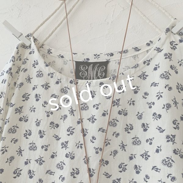 画像4: mifumi／hibinoワンピース・プチブーケ白 (4)