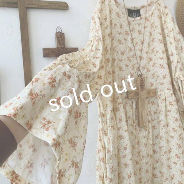 画像3: mifumi/Wトロンのワンピース・クリームブーケ (3)