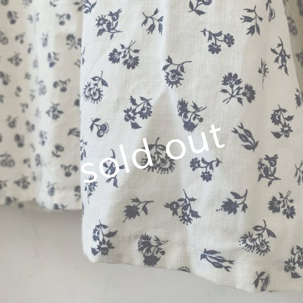 画像5: mifumi／hibinoワンピース・プチブーケ白 (5)