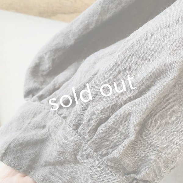 画像5: mifumi／アトリエ刺繍ハンナドレス・グレー (5)