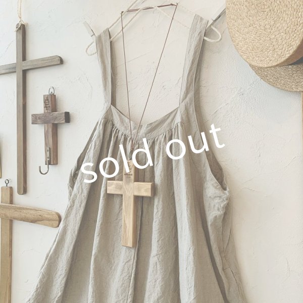 画像2: mifumi/pomサロペット・生成り (2)