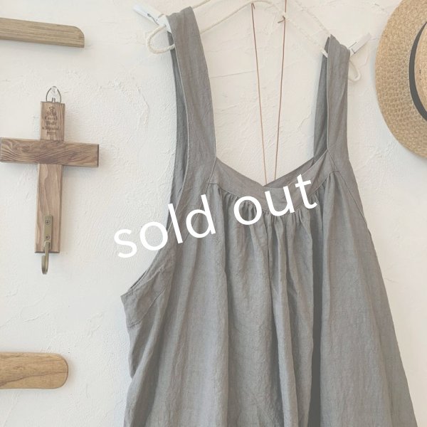 画像3: mifumi/pomサロペット・濃灰 (3)