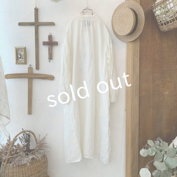 画像6: mifumi／アトリエ刺繍ハンナドレス・オフ (6)