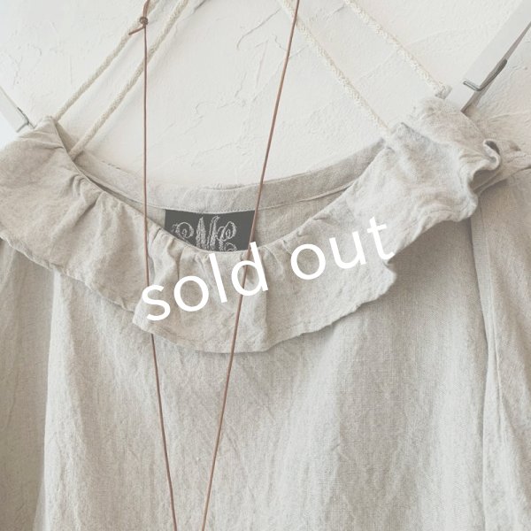 画像5: mifumi/ぷちピエロのワンピース・生成り (5)