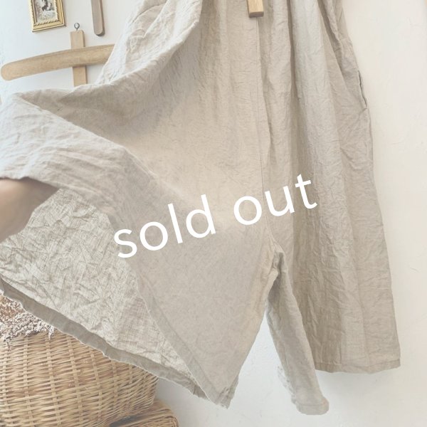 画像3: mifumi/pomサロペット・生成り (3)