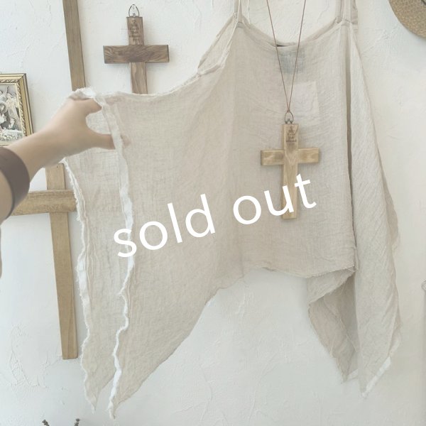 画像3: mifumi／ニュアンスキャミチュニック・生成り (3)