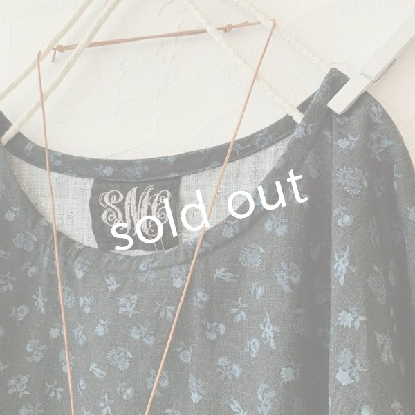 画像4: mifumi／hibinoワンピース・プチブーケ黒 (4)