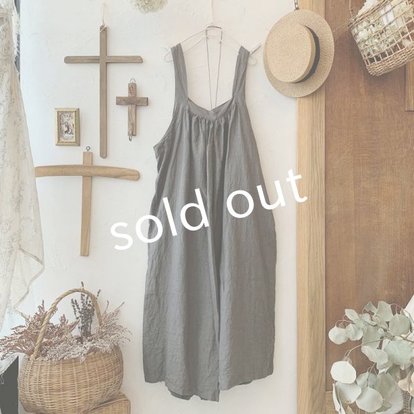 画像4: mifumi/pomサロペット・濃灰 (4)