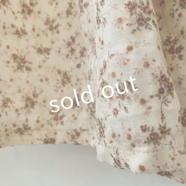 画像4: mifumi/Wトロンのワンピース・ベージュピンクブーケ (4)