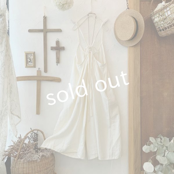 画像4: mifumi／ギャザーとりぼんのサスパンツ・オフ (4)